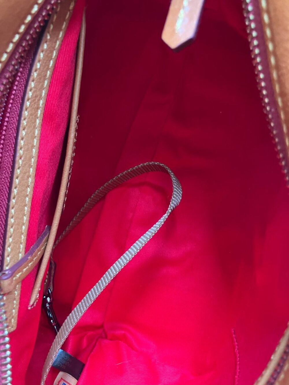 Dooney and Bourke Satchel with Web - Picture 6 of 7